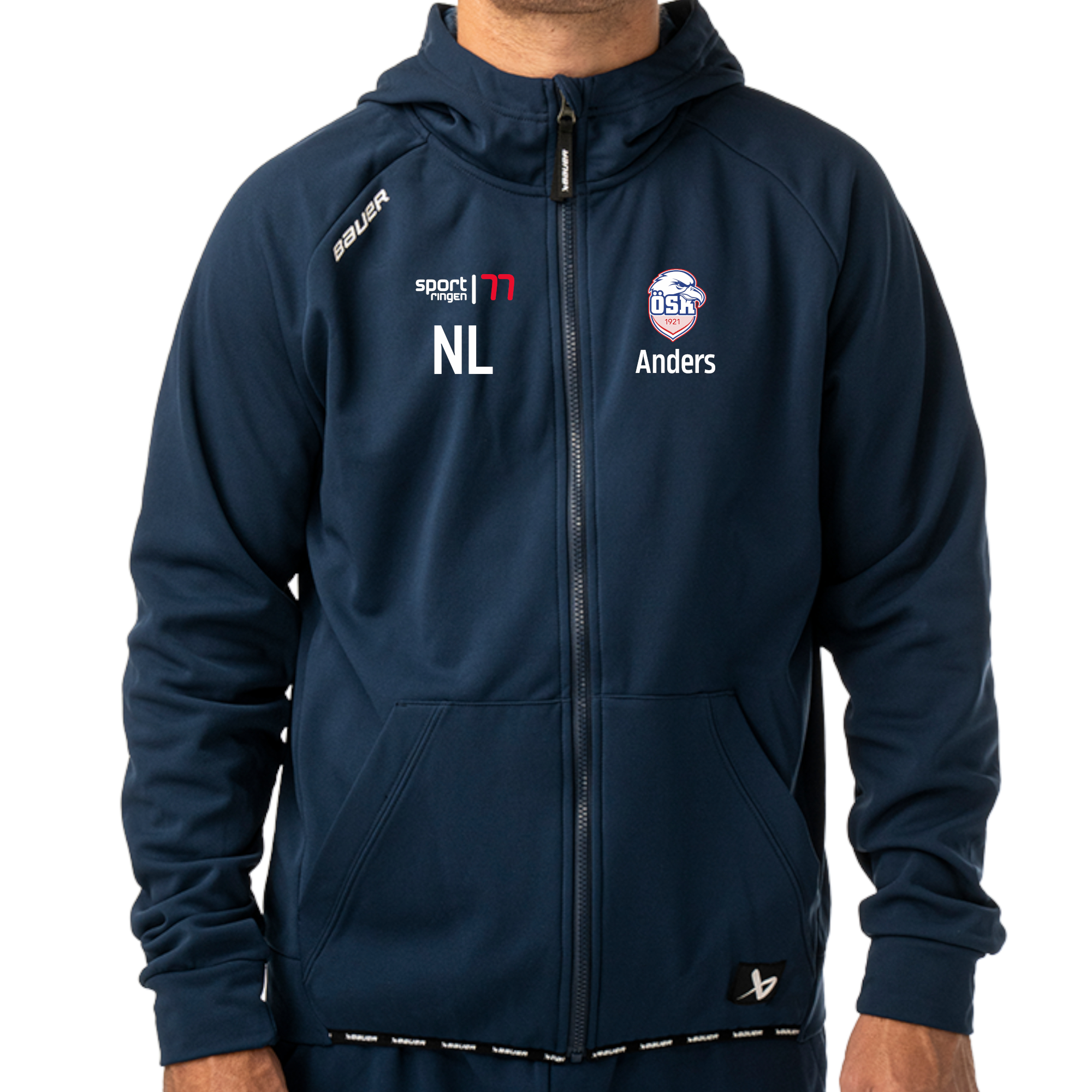 S26 Bauer Team Zip Hood Tröja Senior (ÖSK)