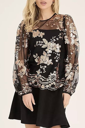 A-View -Estelle Blouse Rosé gold