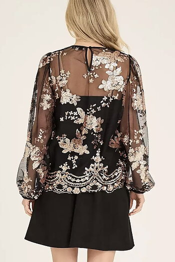 A-View -Estelle Blouse Rosé gold