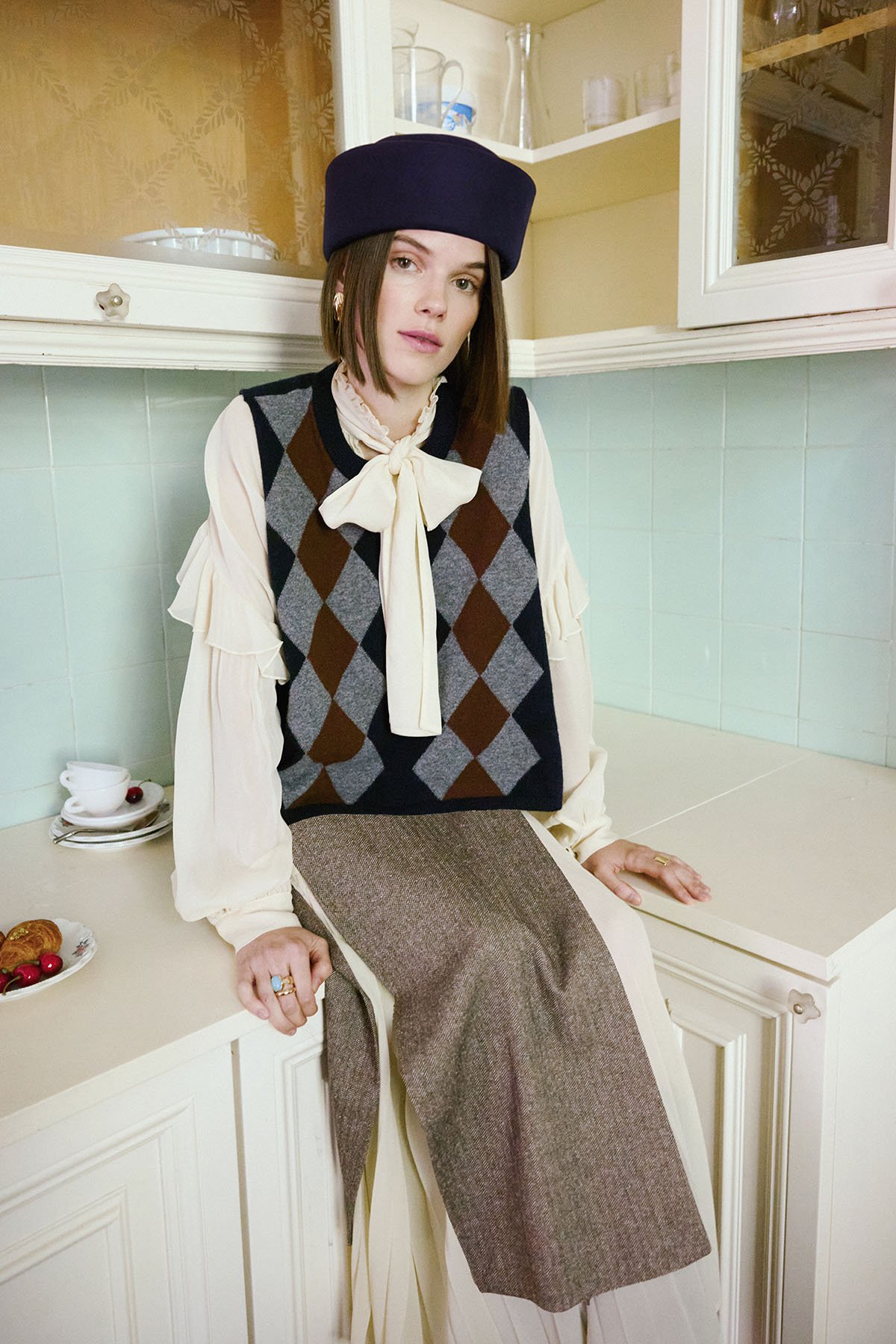 OttodÁme - Blouse With Bow Creme - 5