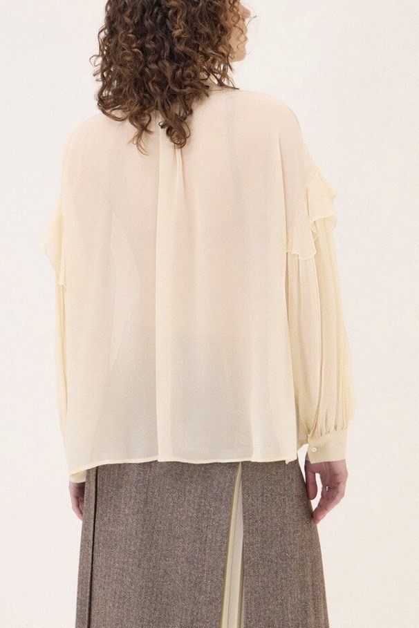 OttodÁme - Blouse With Bow Creme - 3