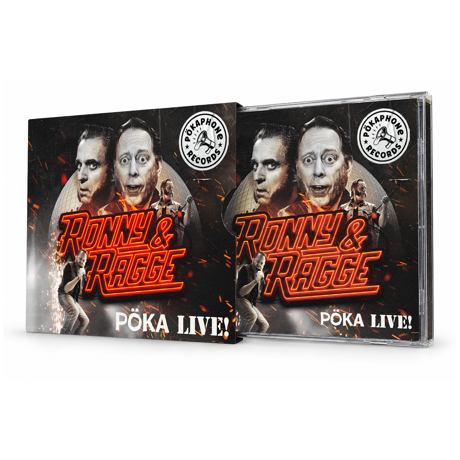 RONNY & RAGGE - PÖKA LIVE (CD SLIPCASE)