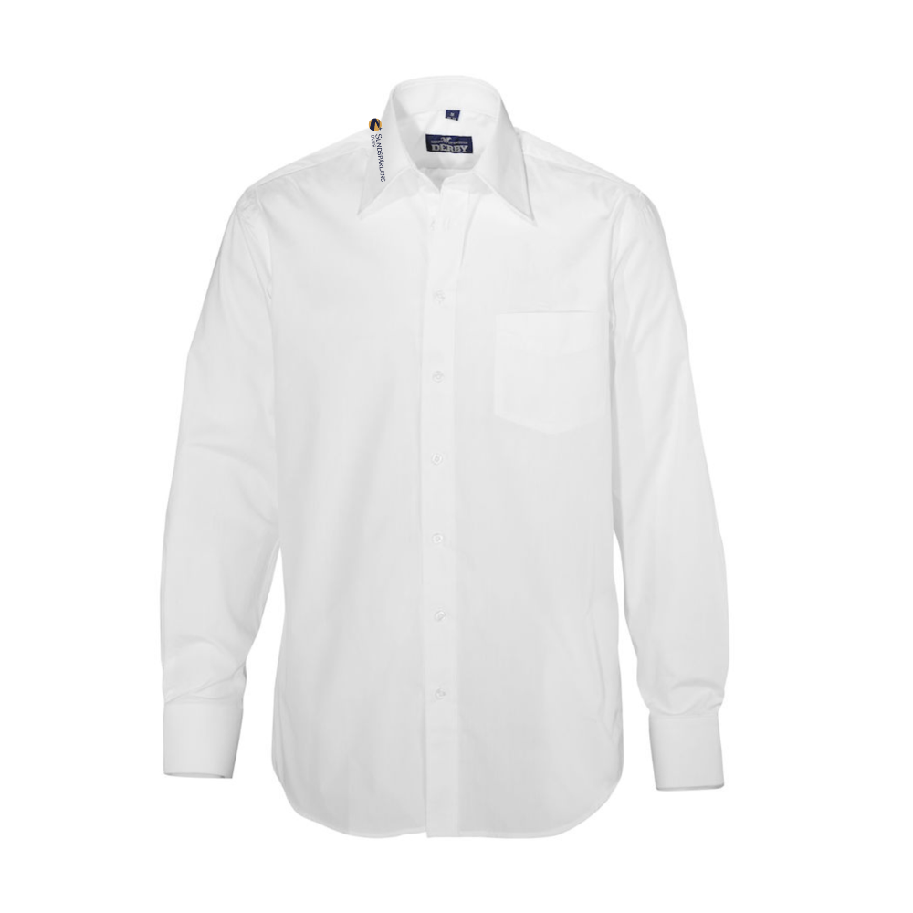 Skjorta, comfort fit ink. brodyr. Herr