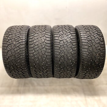 17" BEGAGNADE VINTERDÄCK DUBB | 4 st 235/45 R17 97T XL Continental Ice Contact 2 | V34-2019 | 6.5mm | 6.5mm | 6.5mm | 6.5mm 