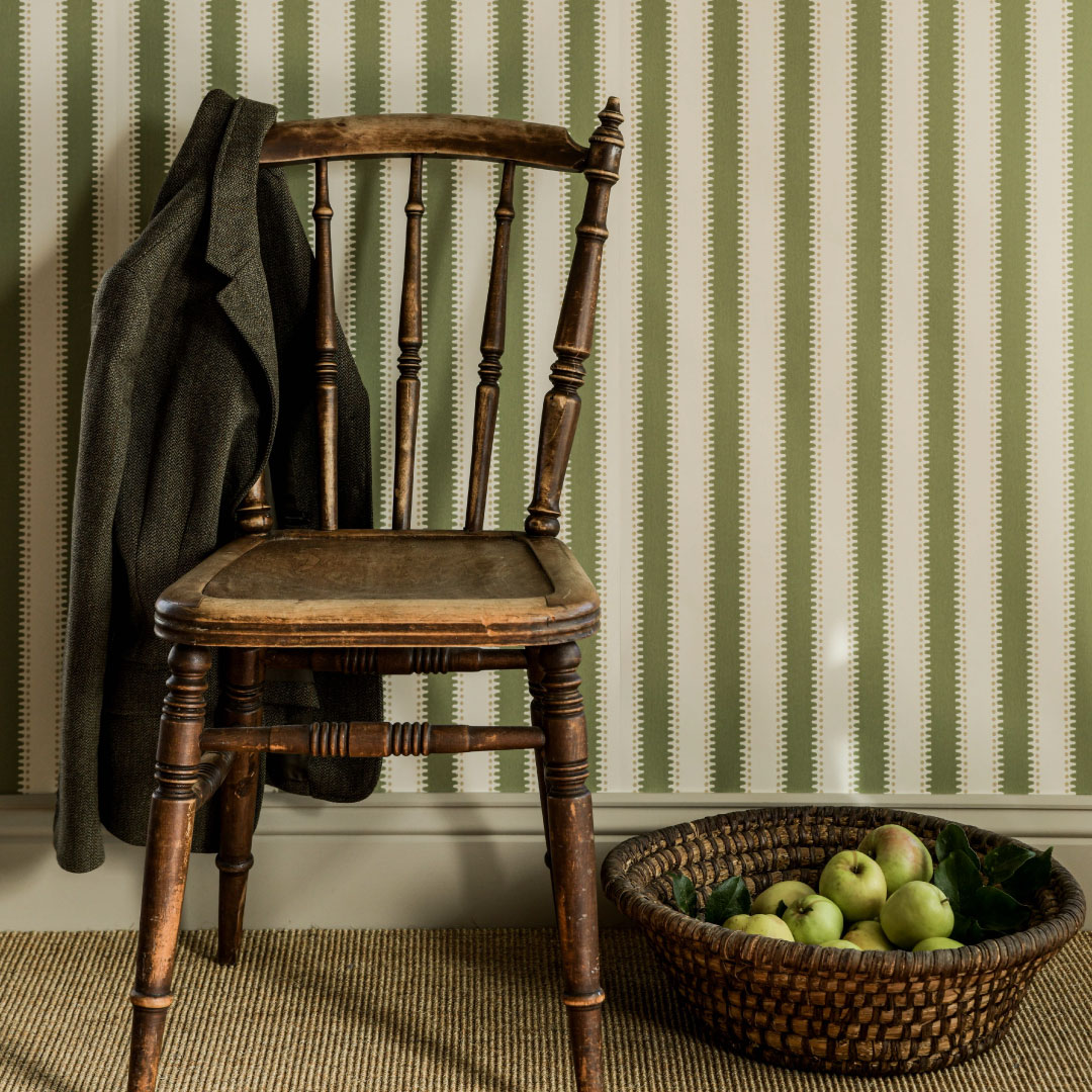 TAPET JAGGED STRIPE, Leaf Green - 2