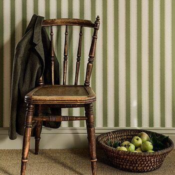 TAPET JAGGED STRIPE, Leaf Green