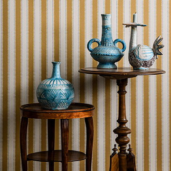 TAPET JAGGED STRIPE, Mustard