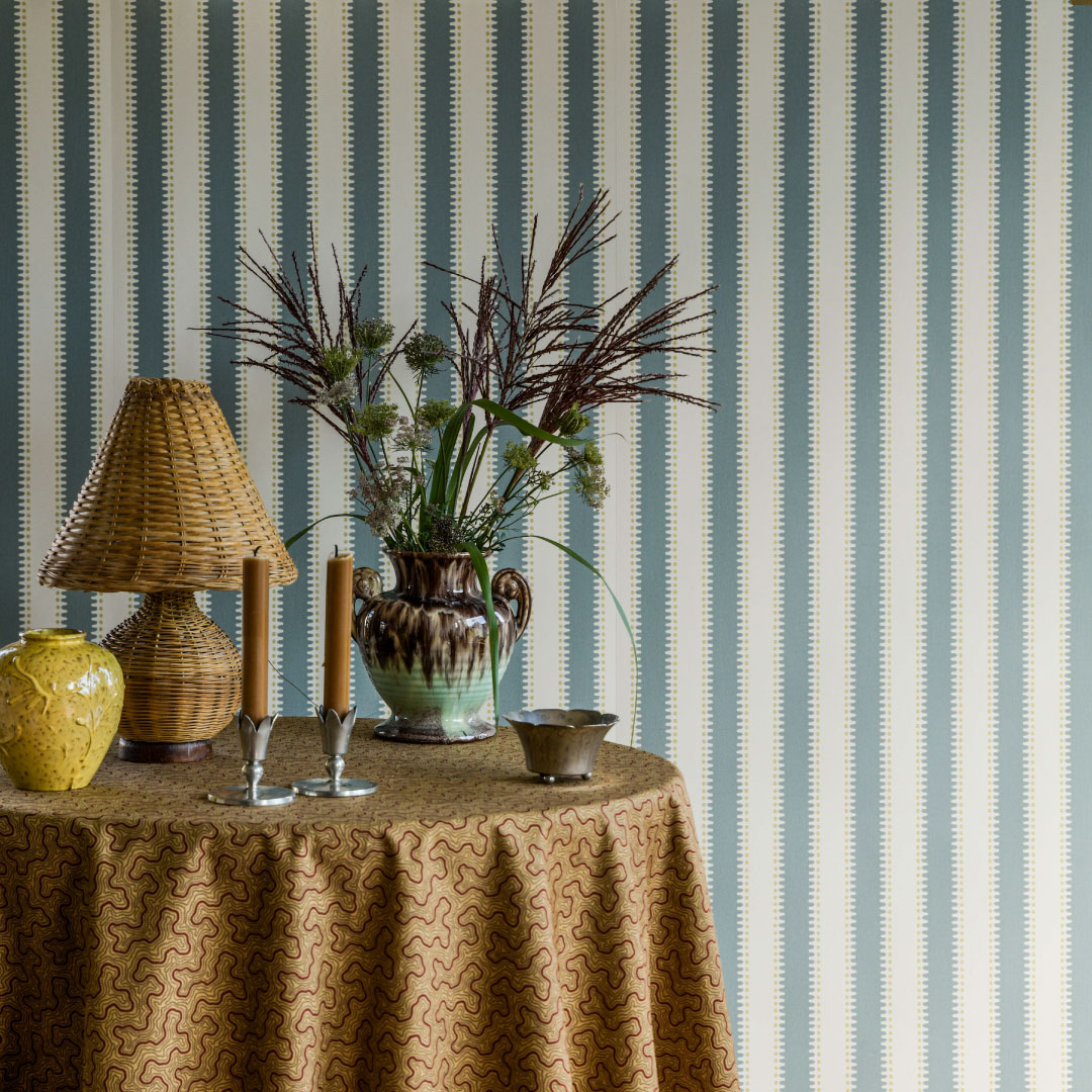 TAPET JAGGED STRIPE, Turquoise - 3