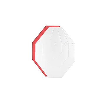 Eemann Tech IPSC MINI Target WHITE / RED - 100 pcs