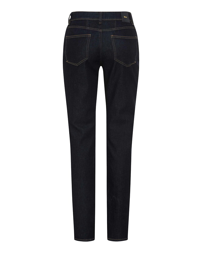 Jeans Mary clean raw blue mörk denim