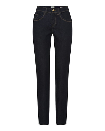Jeans Mary clean raw blue mörk denim