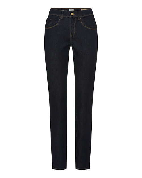 Jeans Mary clean raw blue mörk denim