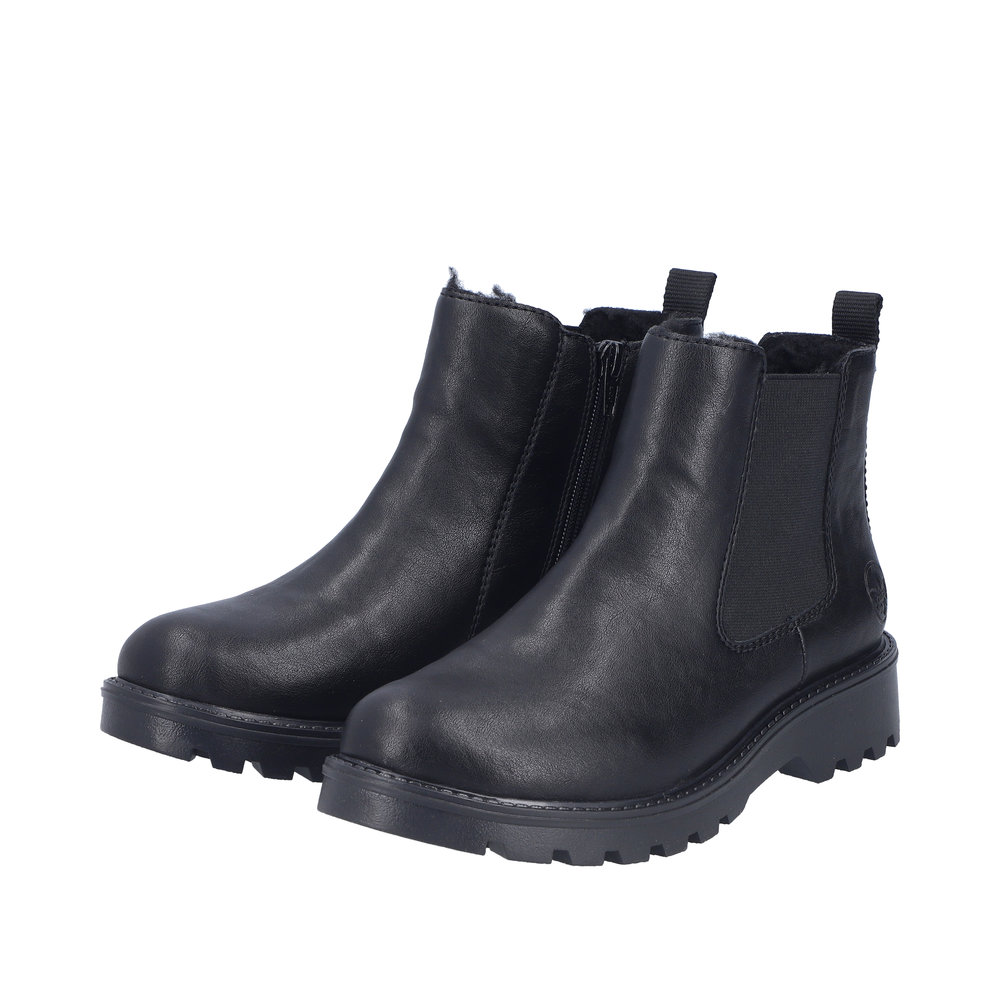 Rieker Damboots i skinn med teddyfoder - 8