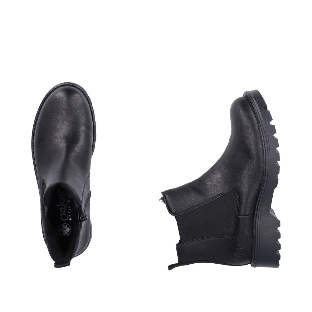 Rieker Damboots i skinn med teddyfoder - 10