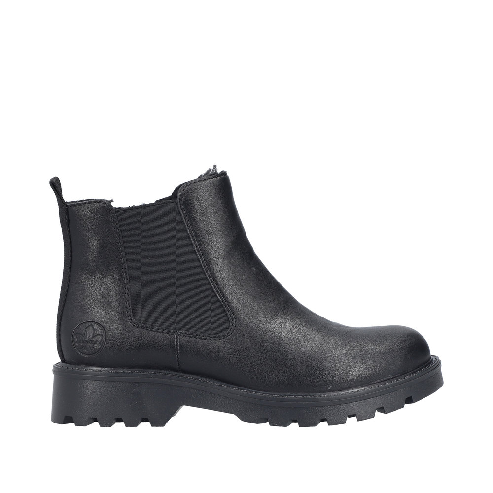 Rieker Damboots i skinn med teddyfoder - 9