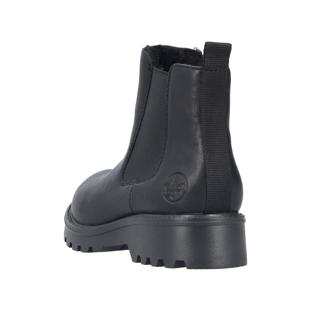 Rieker Damboots i skinn med teddyfoder - 3