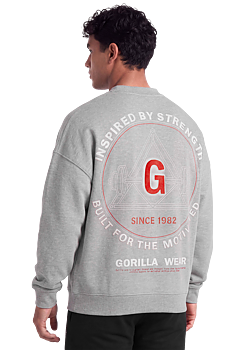 Leeds Oversized Sweater, light grey melange
