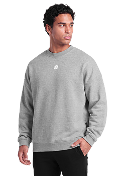 Leeds Oversized Sweater, light grey melange