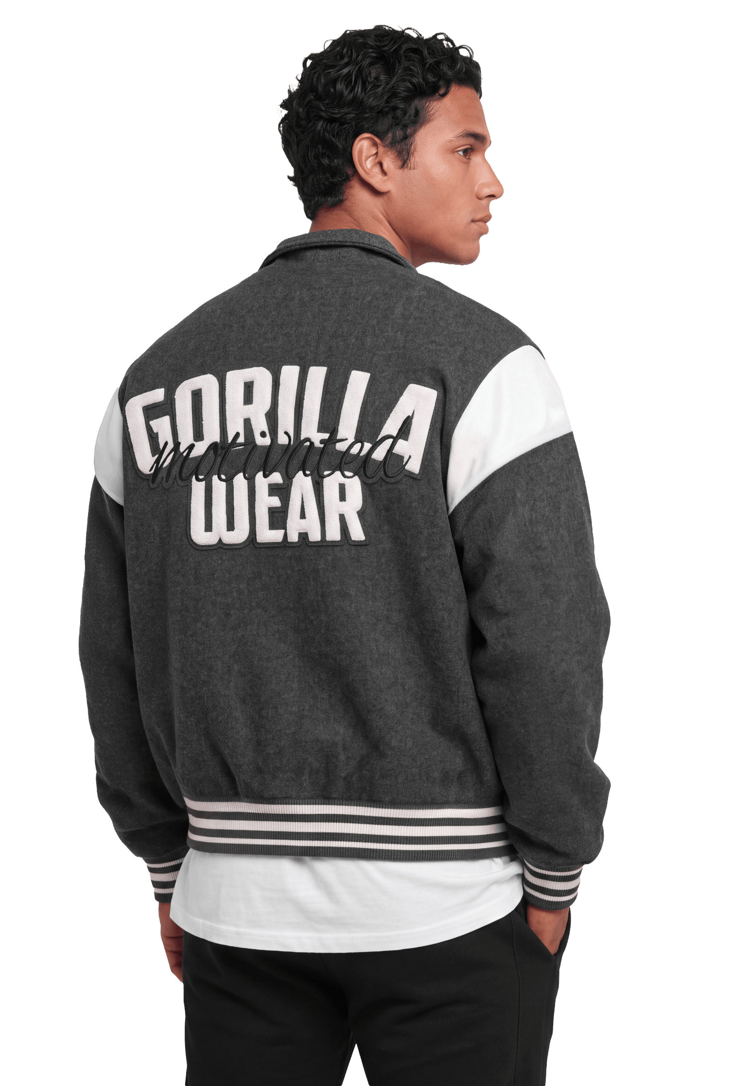 Stockholm Varsity Jacket, grey - 2
