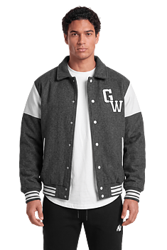 Stockholm Varsity Jacket, grey