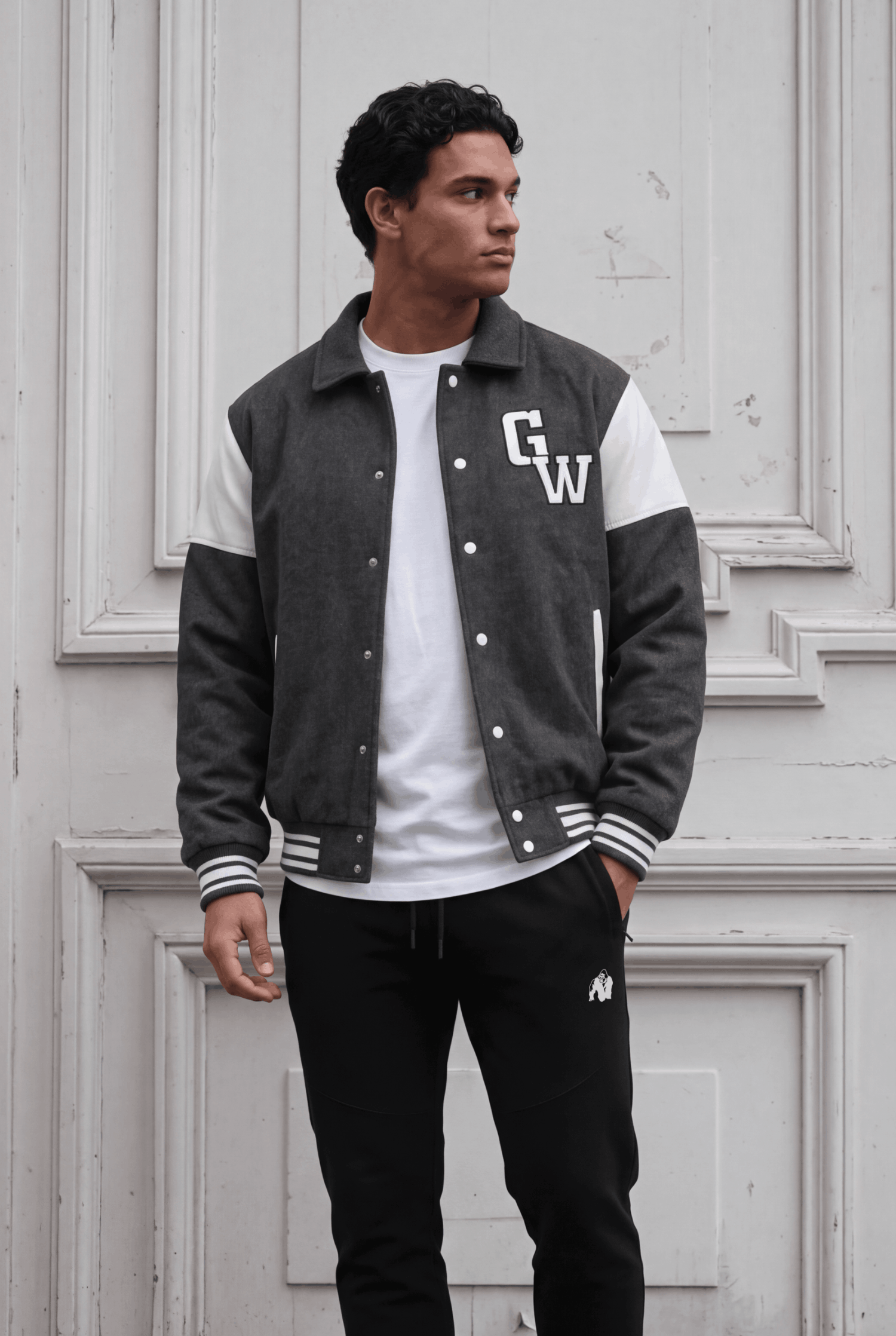 Stockholm Varsity Jacket, grey - 9