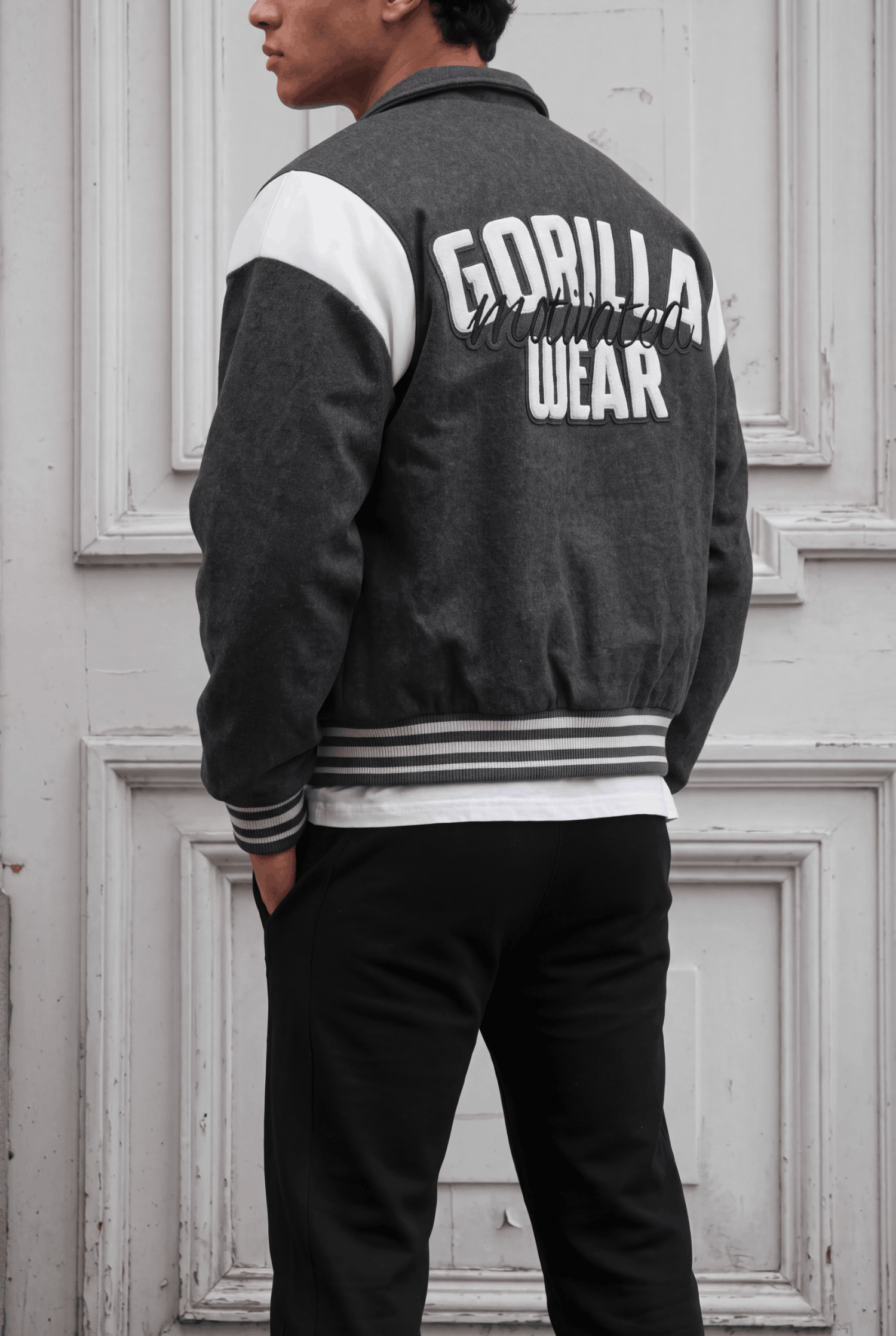 Stockholm Varsity Jacket, grey - 10