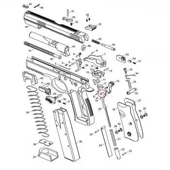 Eemann Tech Hammer Pin for CZ 2