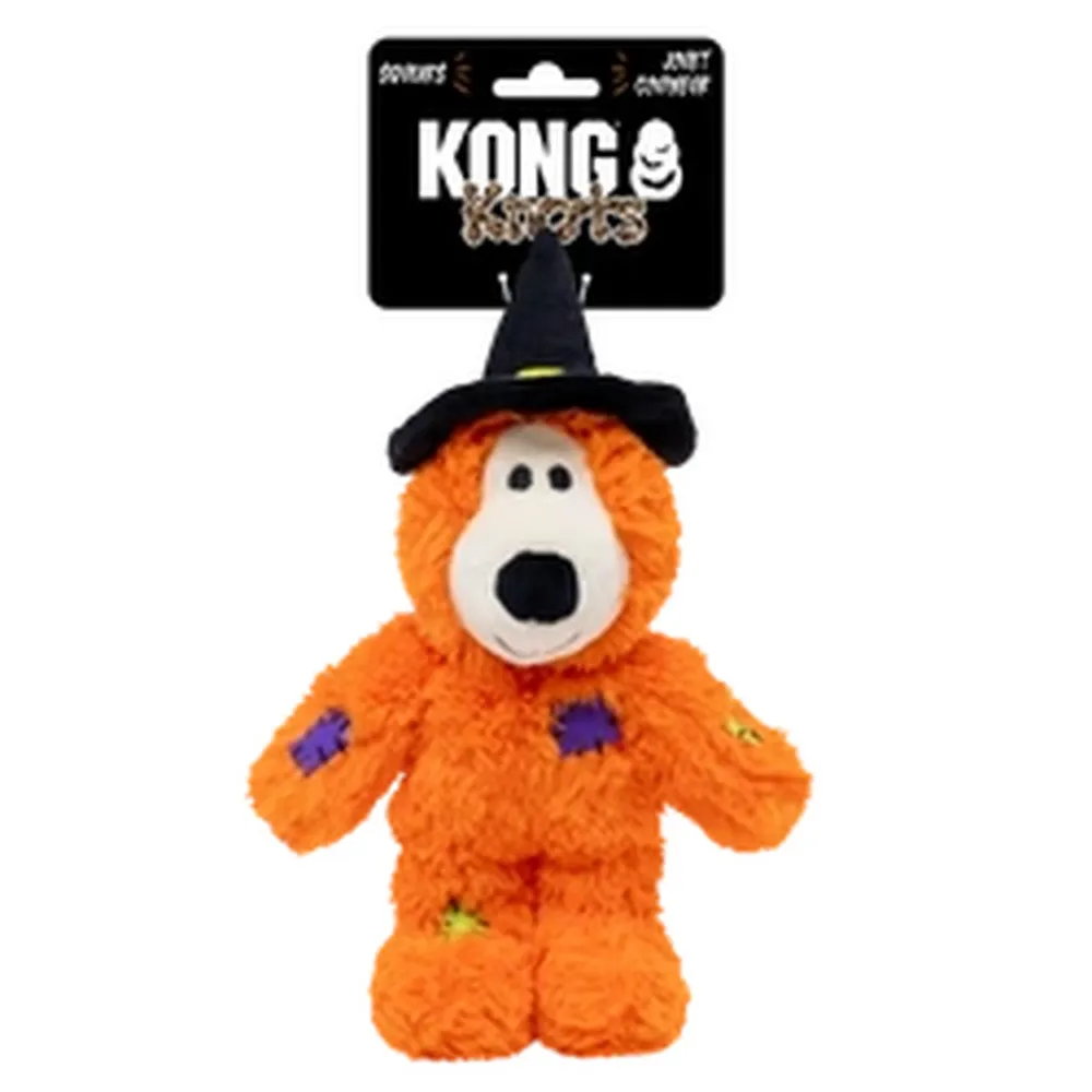 Kong Halloween Wildknots Witch Bear Orange 