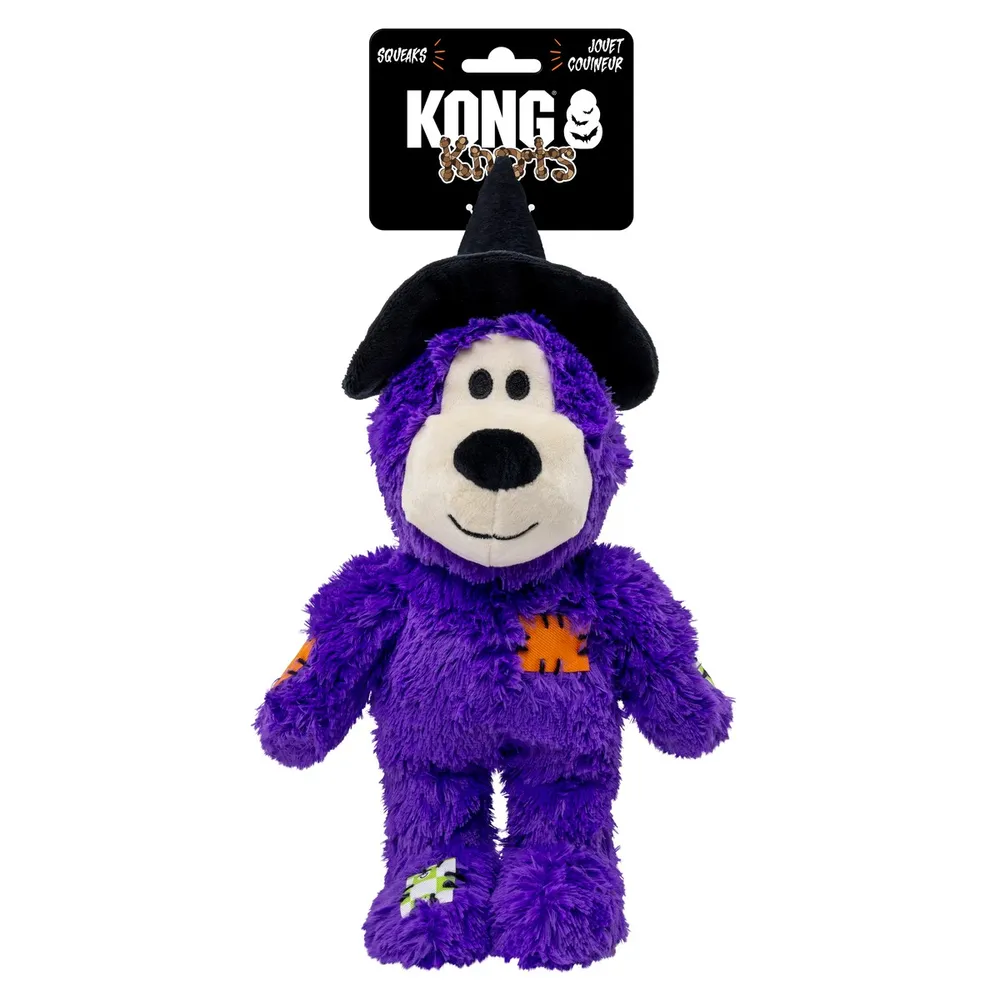 Kong Halloween Wildknots Witch Bear Lila