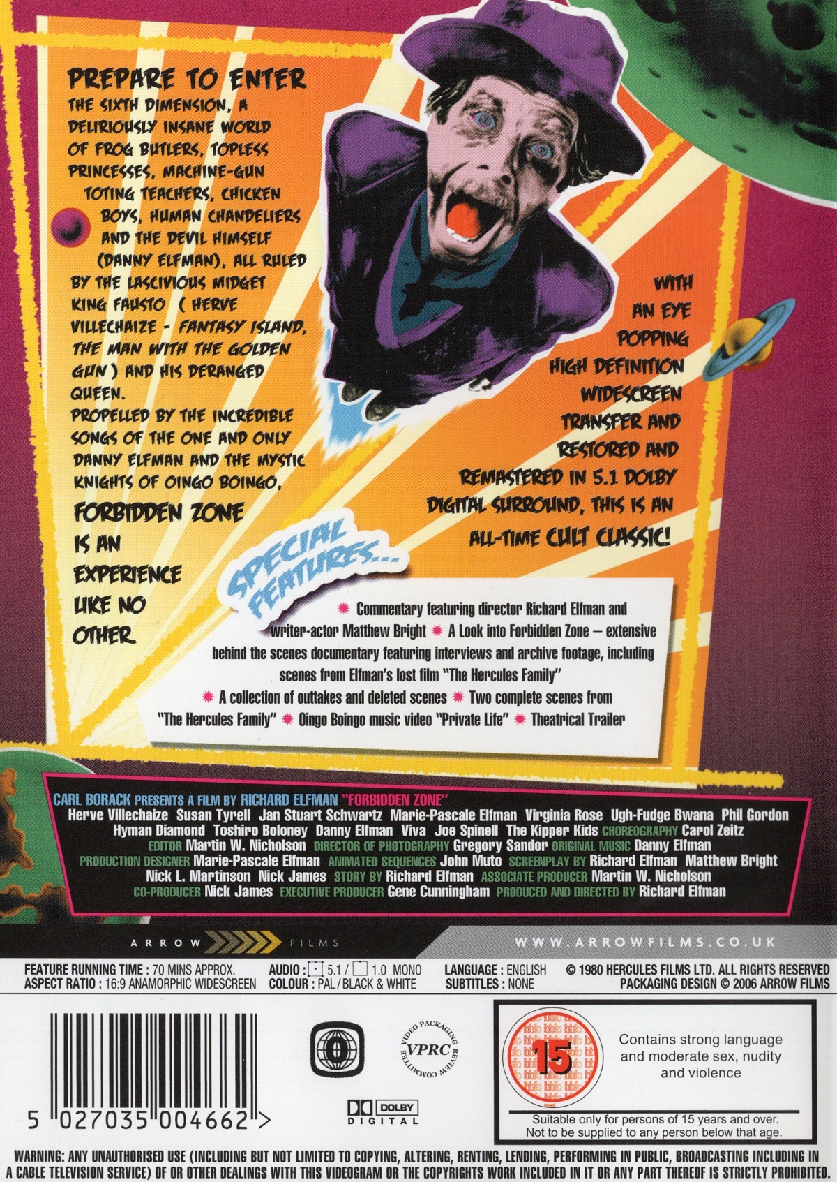 Forbidden Zone (ej svensk text) (Begagnad) - 2