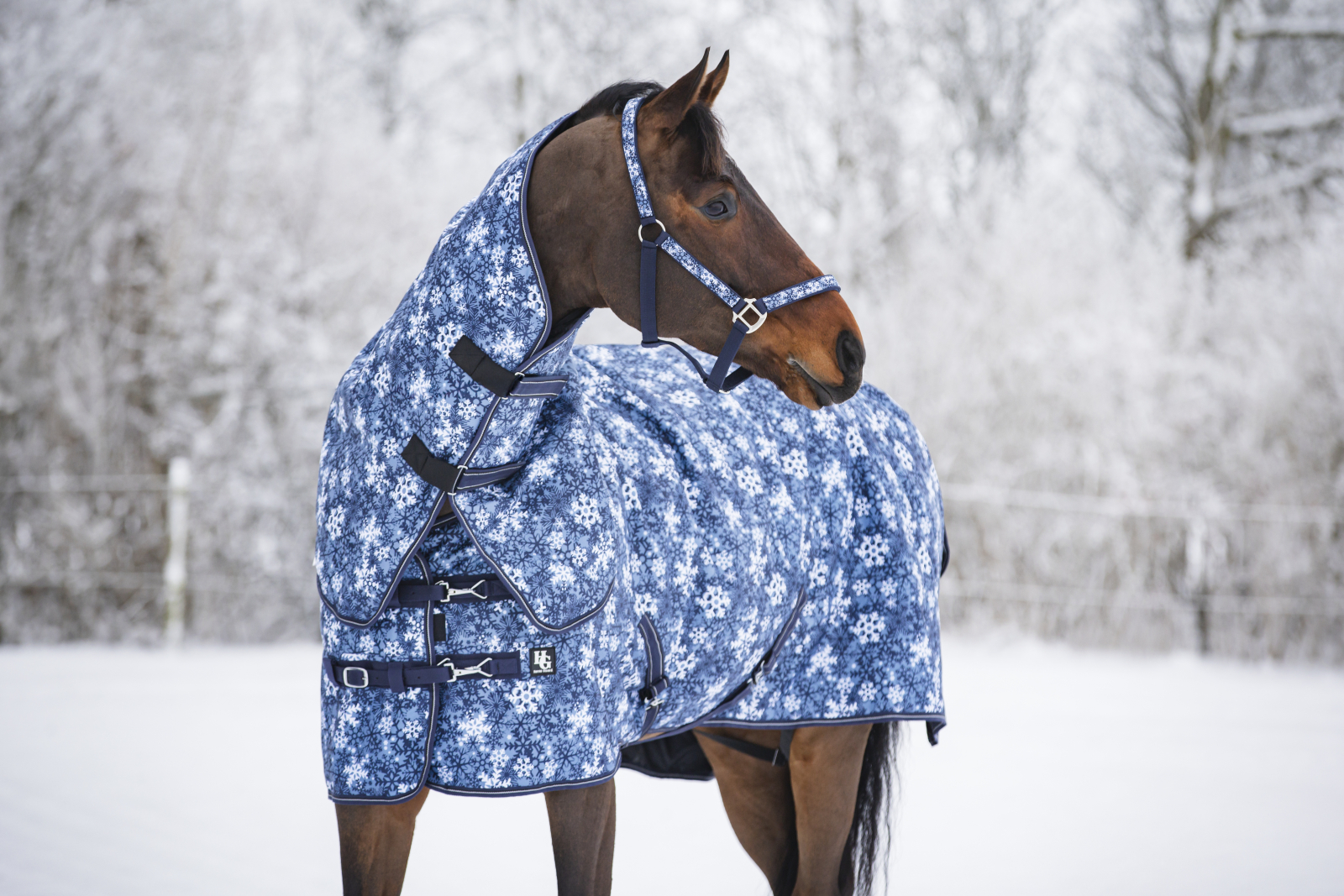 Horse Guard Snowflake  200g inkl avtagbar hals 105-165 cm - 2