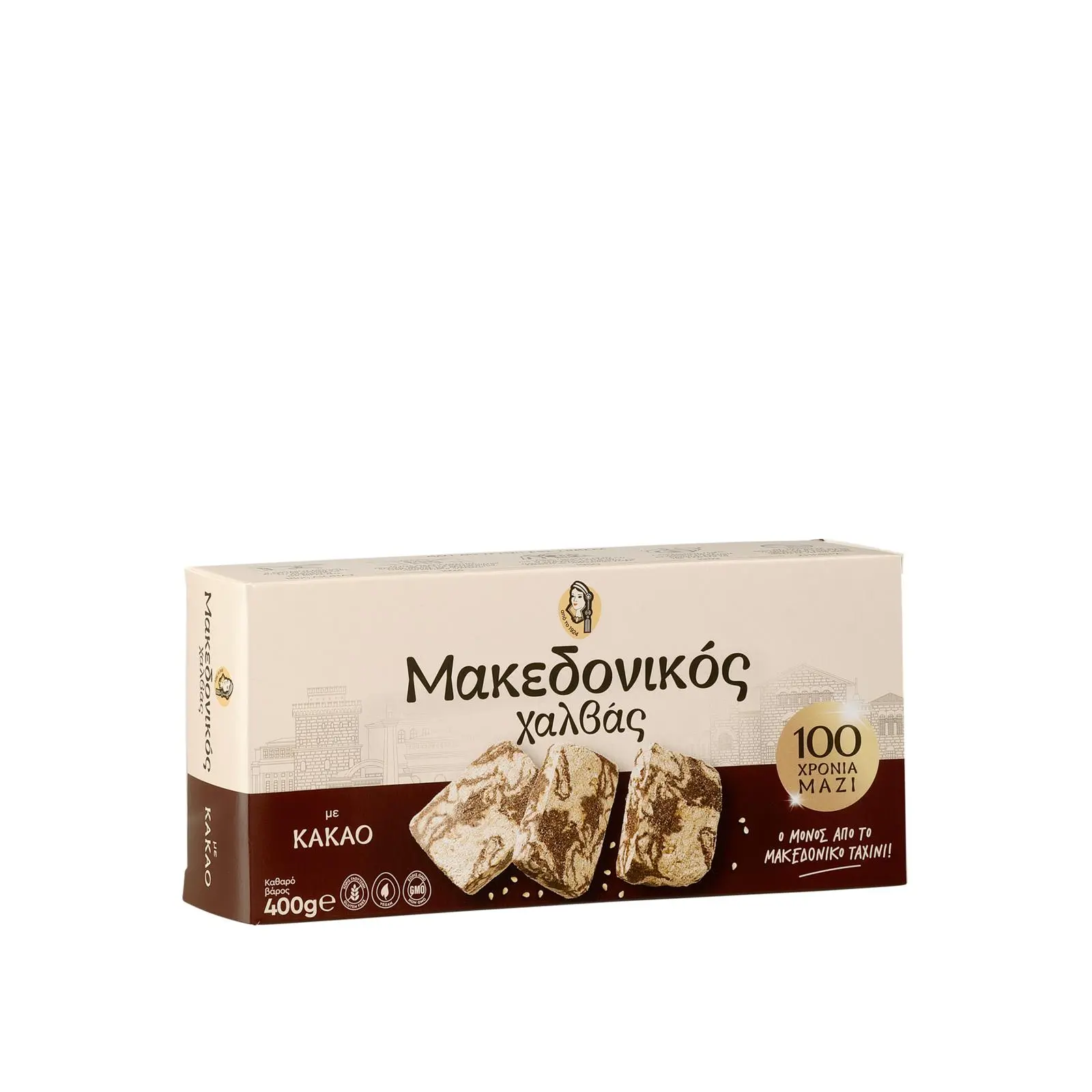 Grekisk Halvas med Mandel 400 g Haitoglou