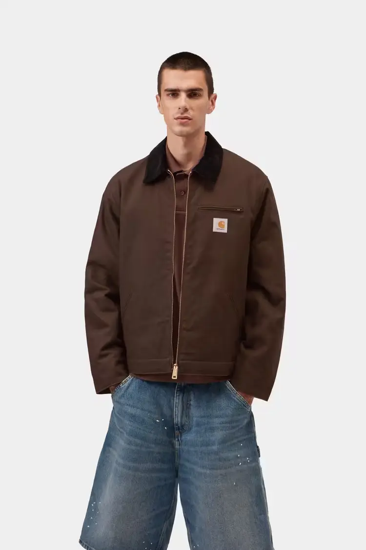 Carhartt WIP Detroit Jacket (Winter) Tobacco/Black Rigid - 2
