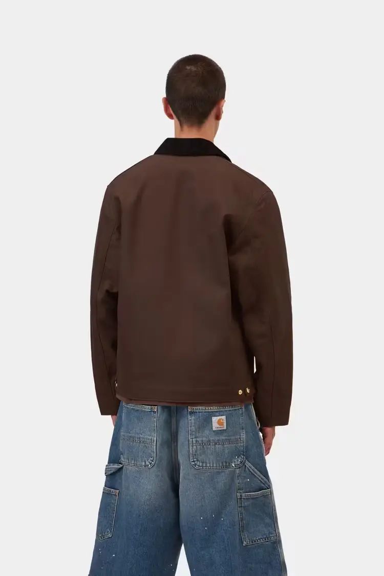 Carhartt WIP Detroit Jacket (Winter) Tobacco/Black Rigid - 4