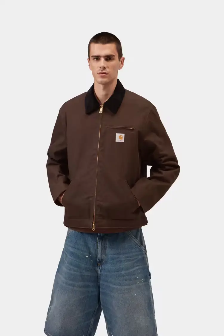 Carhartt WIP Detroit Jacket (Winter) Tobacco/Black Rigid - 3