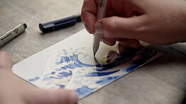 Sakura Creative Kit Great Wave of Kanagawa