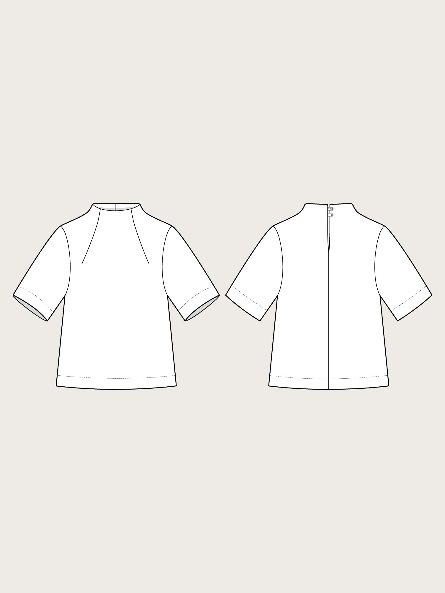 Funnel neck top - 5