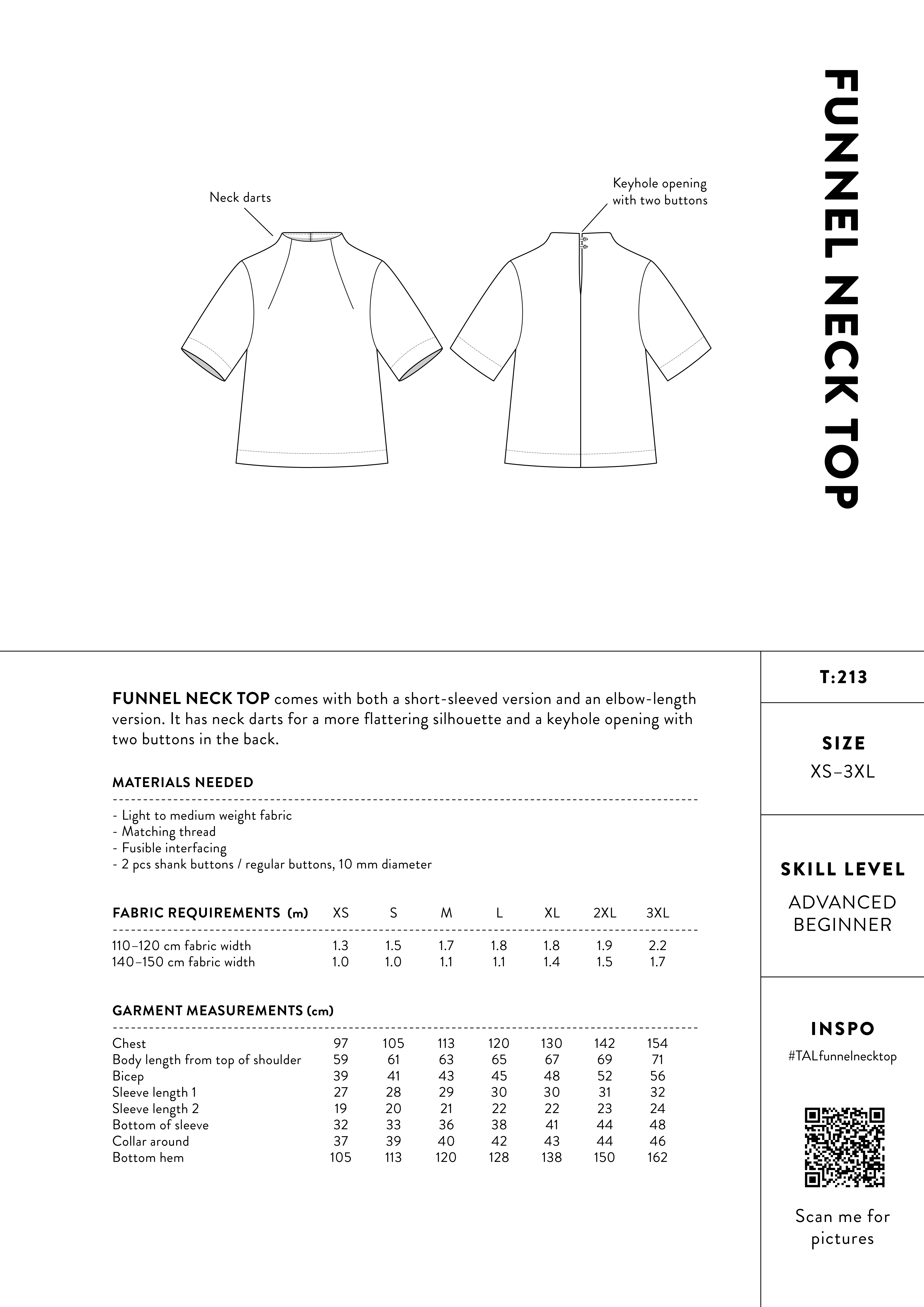 Funnel neck top - 6