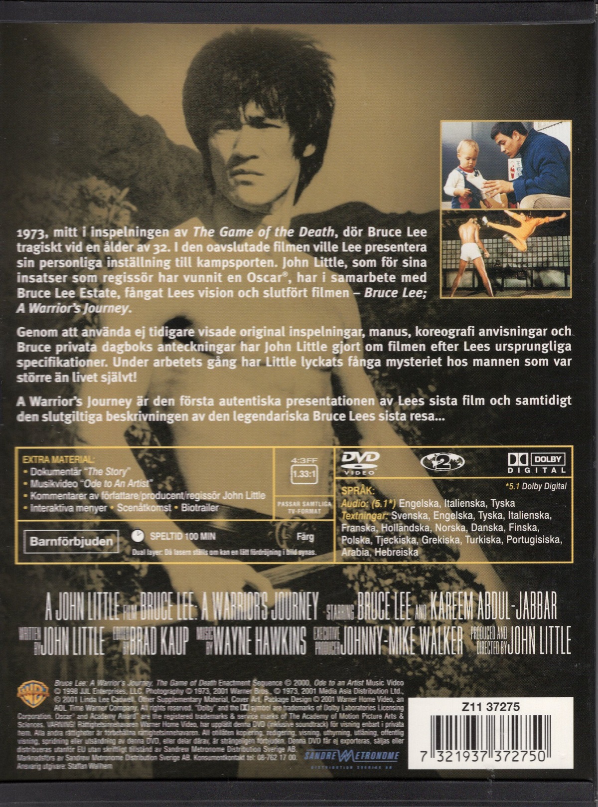 Bruce Lee - A Warrior's Journey (Begagnad) - 2