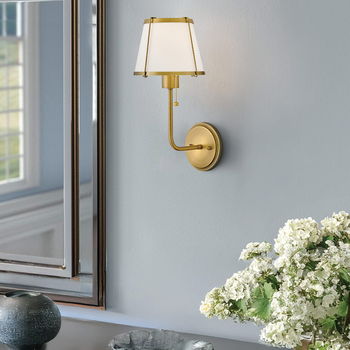 Vägglampa Clarke Mässing - 2