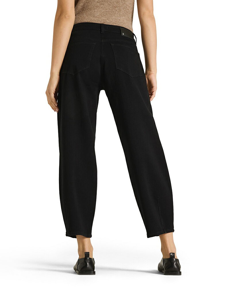 Barreljeans Elin basic rinsed svart