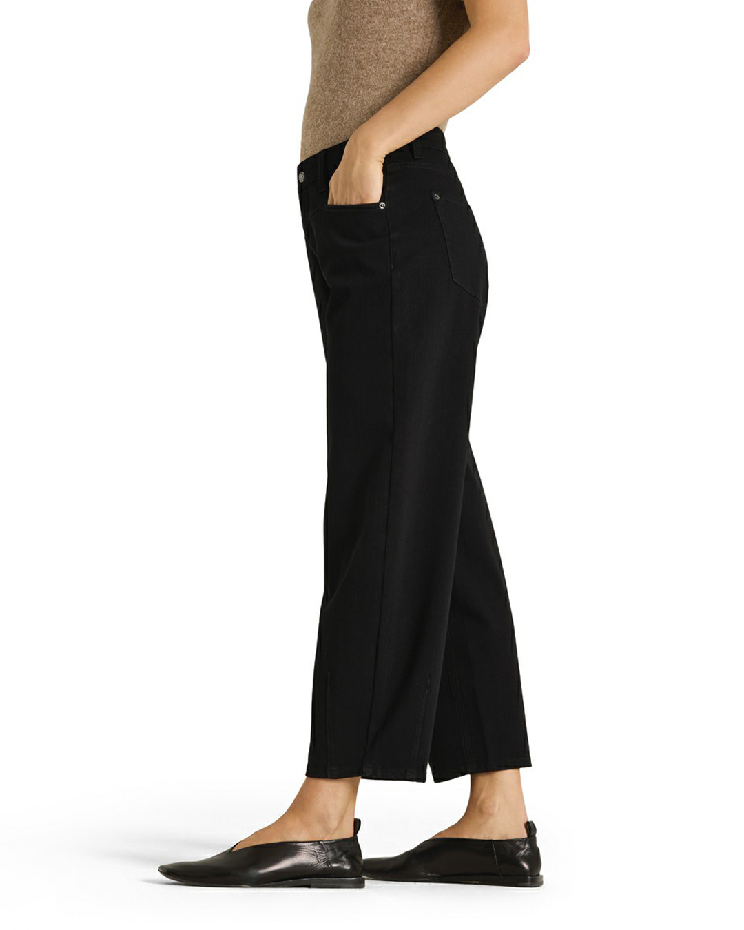 Barreljeans Elin basic rinsed svart - 3