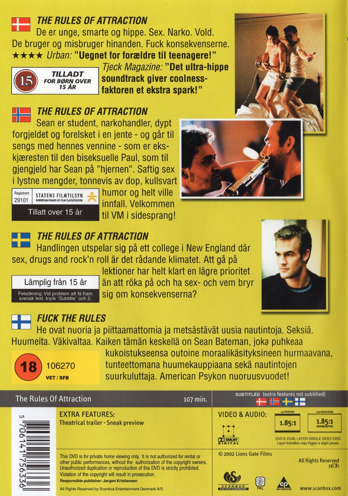 The Rules of Attraction (Begagnad) - 2