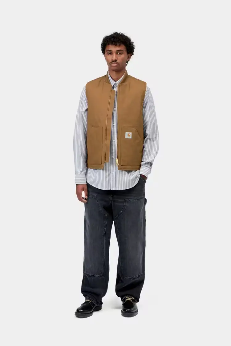 Carhartt WIP Classic Vest Hamilton Brown Rigid - 5