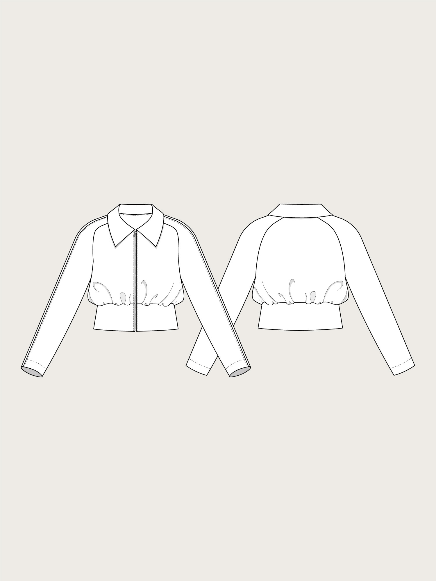 Cropped jacket - 4