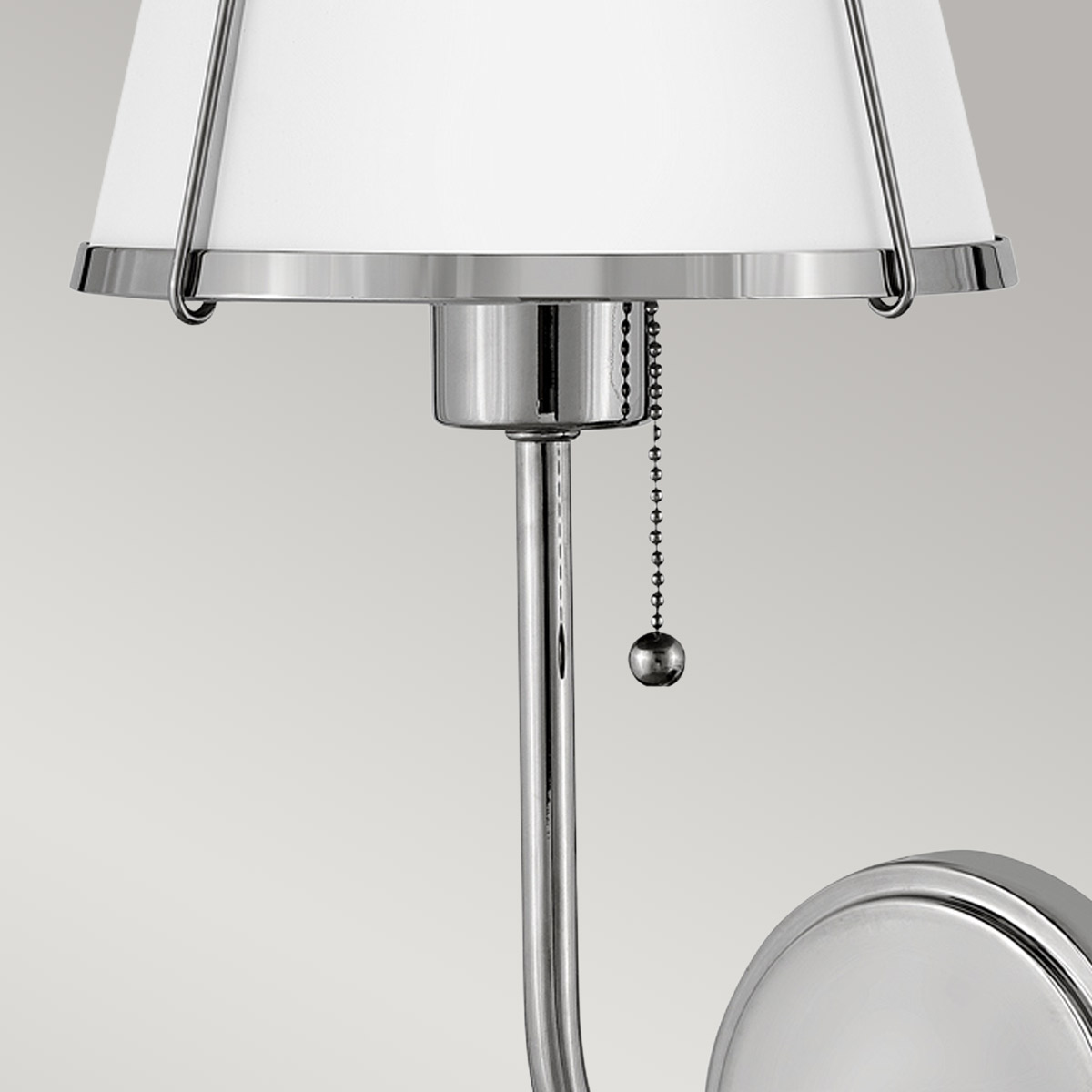 Vägglampa Clarke Polerad Nickel - 2