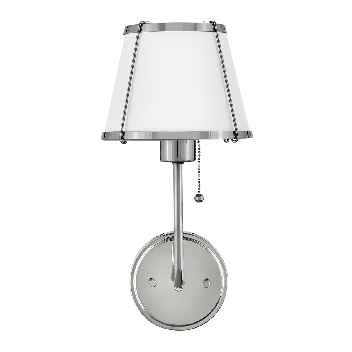 Vägglampa Clarke Polerad Nickel - 4