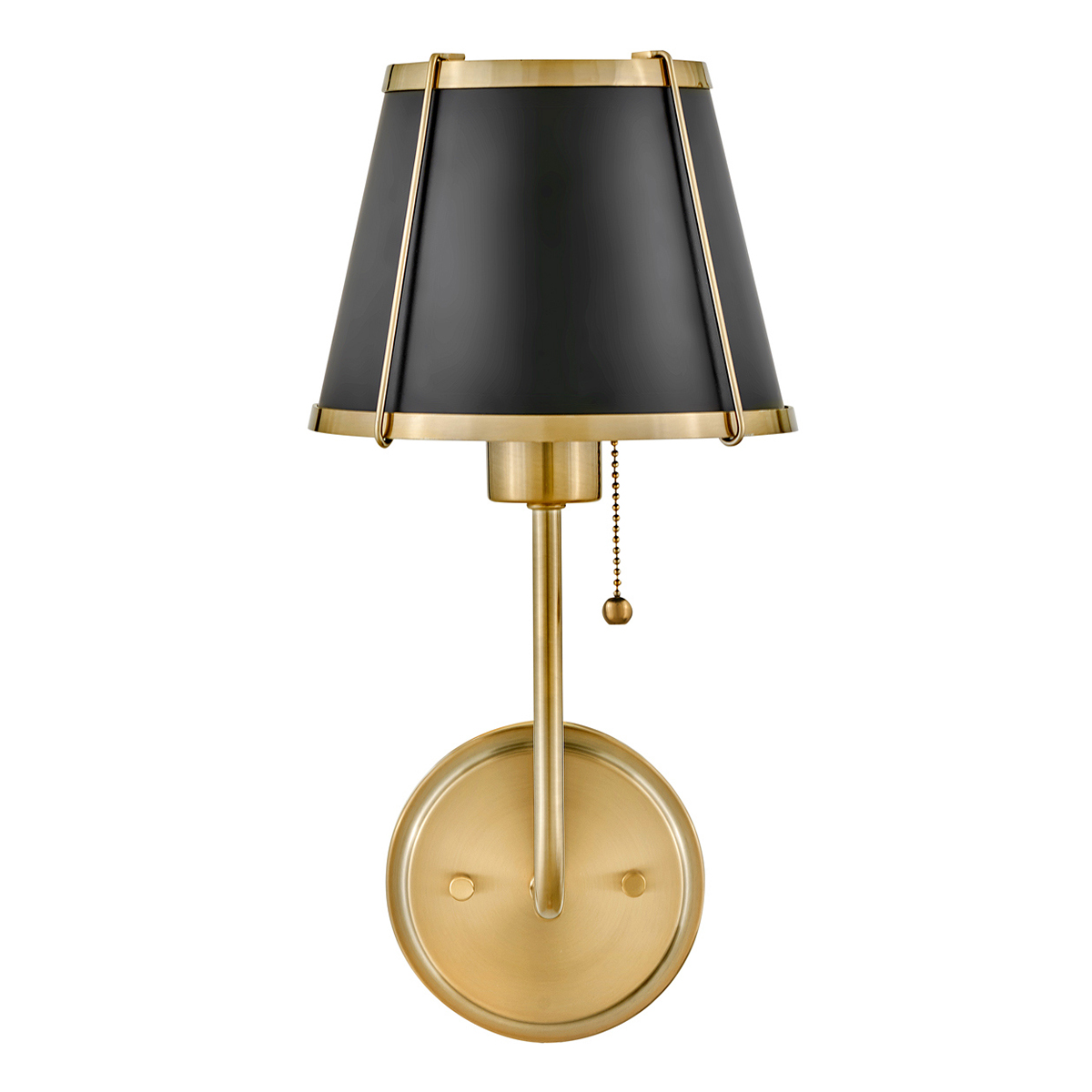 Vägglampa Clarke Mässing & Svart - 6