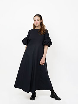 Balloon sleeve dress