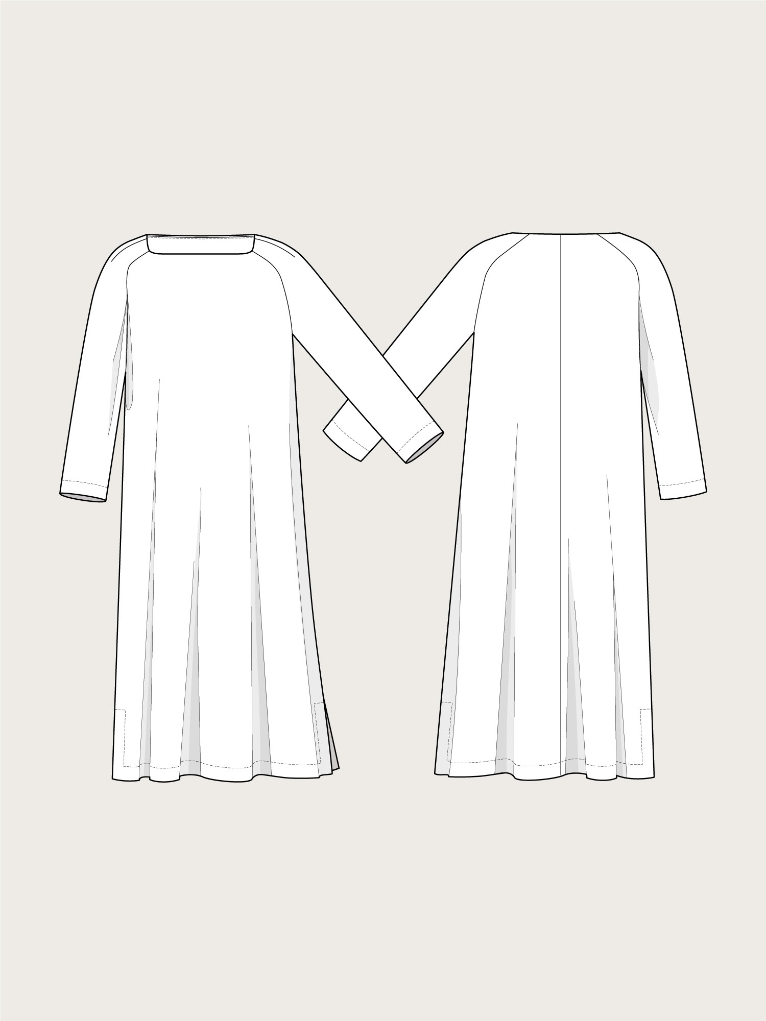Square neck dress - 4